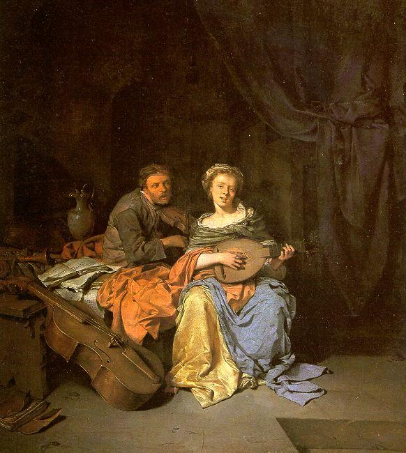 BEGA, Cornelis The Duet  hgg Germany oil painting art